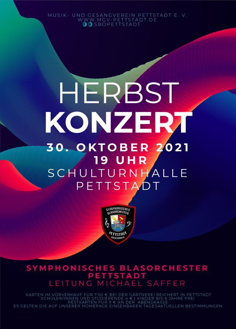 Einladung Herbstkonzert 2021