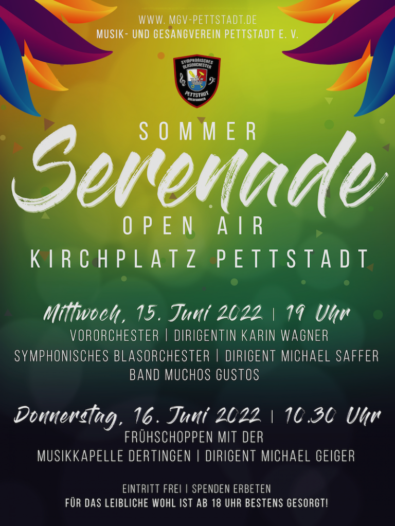 Sommerserenade 2022 Flyer SocialMedia